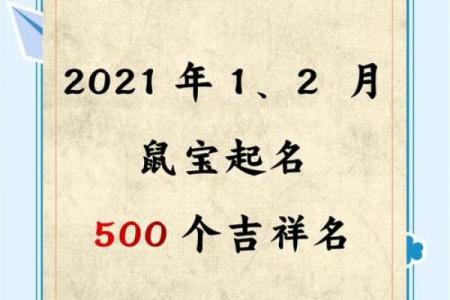 属鼠丑时的男孩应该怎样取名字，宜用哪些字姓名